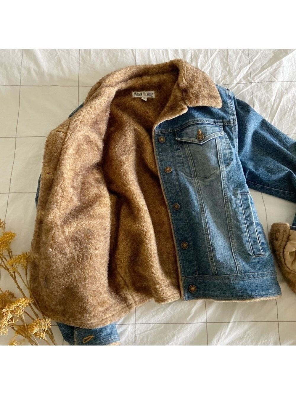 Marvin Richards Denim Jacket with Brown Lining - Picture 2 of 14